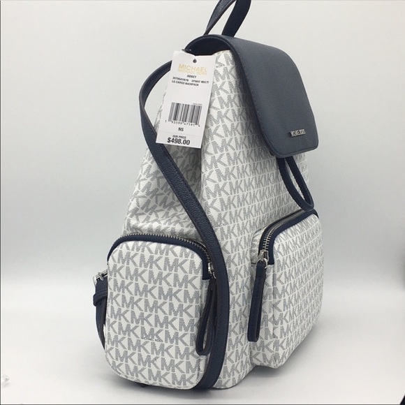 Michael Kors Handbags - MICHAEL KORS ABBEY LG CARGO BACKPACK OPWHT MULTI